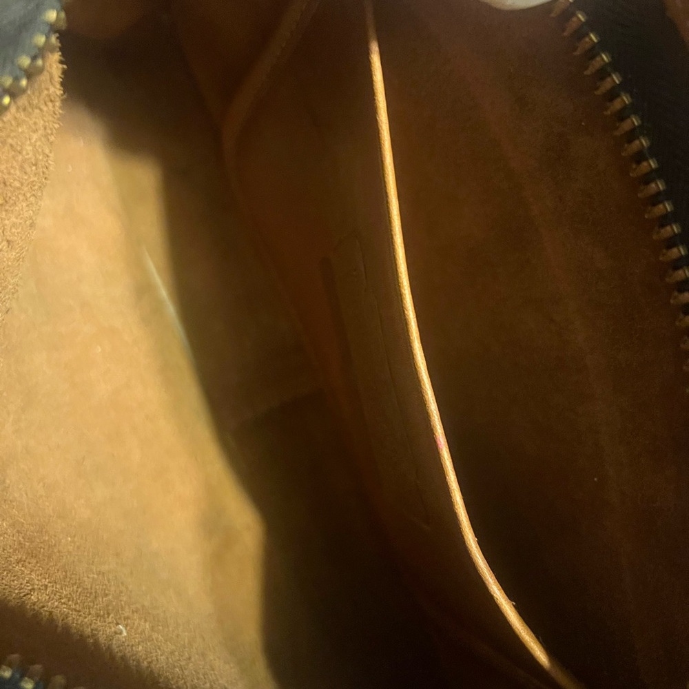 Coach Tan Leather Wristlet with Chain Strap - Picture 6 of 8